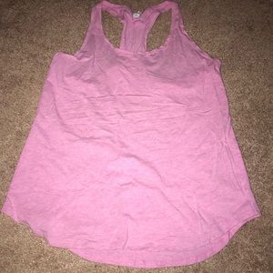 Pink underarmour tank top